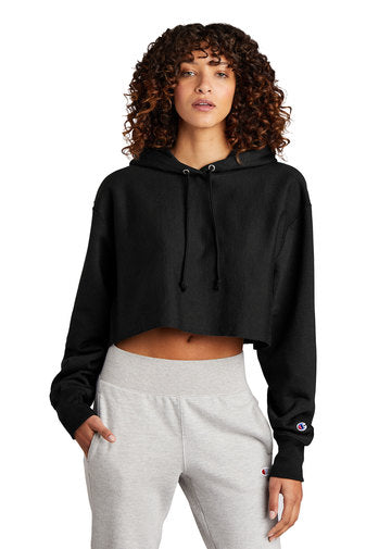 Reverse Weave ® Cropped Cut-Off Hooded Sweatshirt - Ref: RW01W