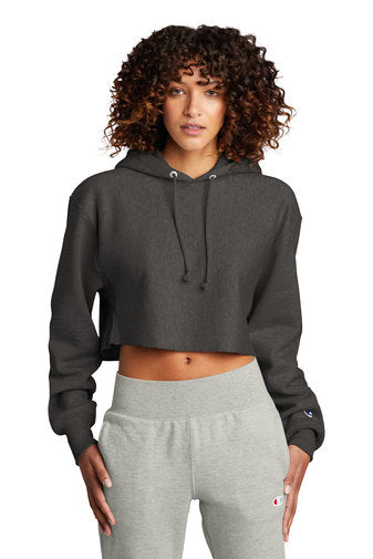 Reverse Weave ® Cropped Cut-Off Hooded Sweatshirt - Ref: RW01W