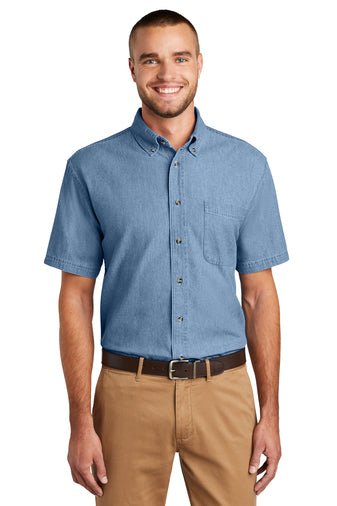 Port & Company® - Short Sleeve Value Denim Shirt