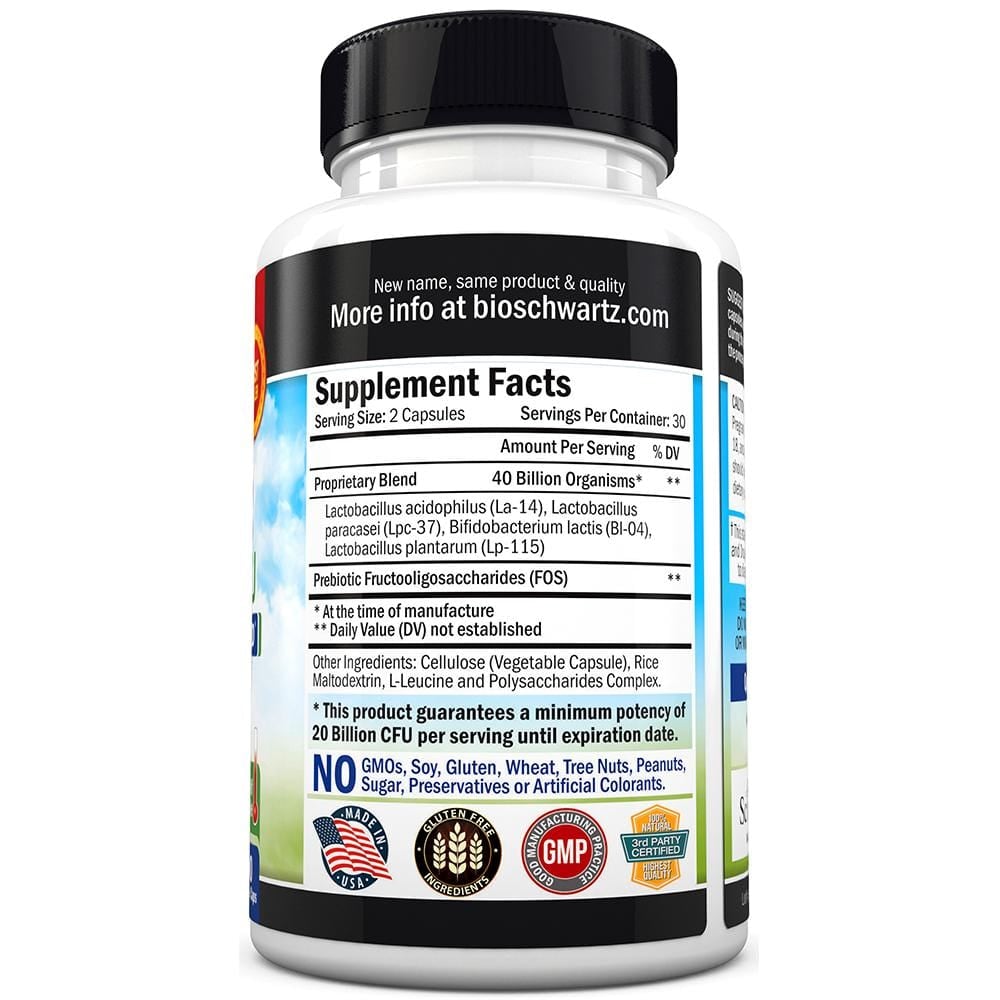 PROBIOTICS 40 BILLION CFU CAPSULES